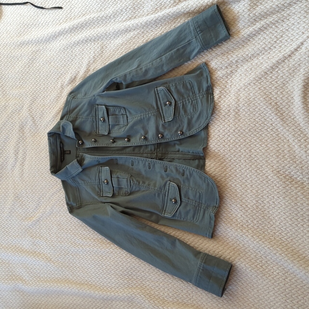 White House Black Market Military Style Jacket